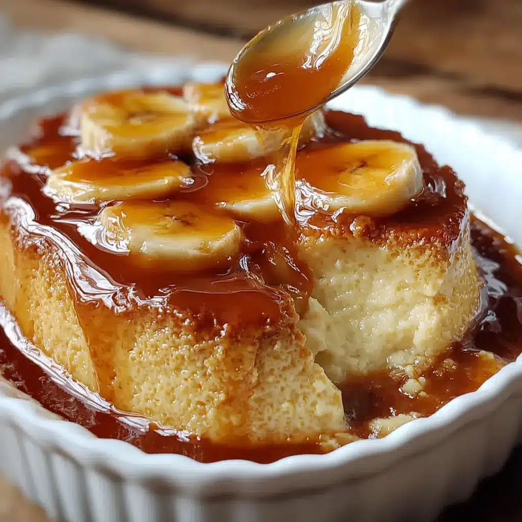 Banana pudding: easy and delicious with caramel sauce