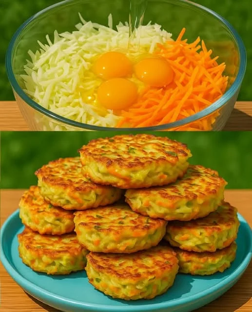 Crispy Potato & Carrot Patties