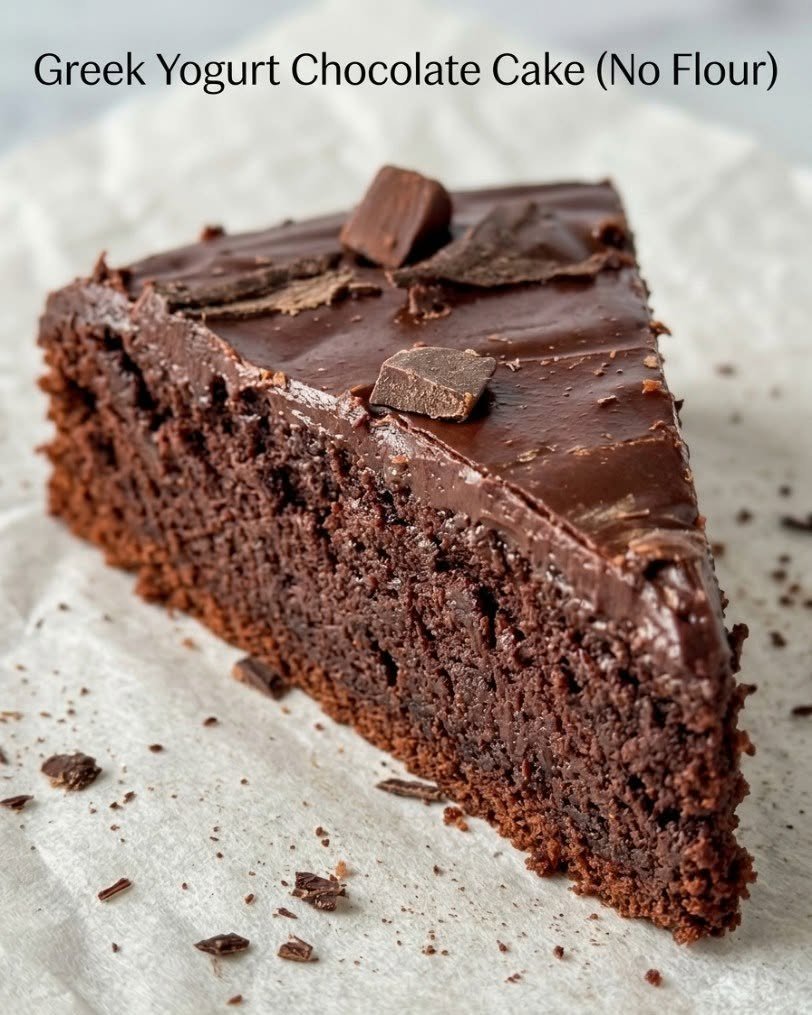 Moist Greek Yogurt Chocolate Cake (No Flour) – 1-Bowl Wonder!