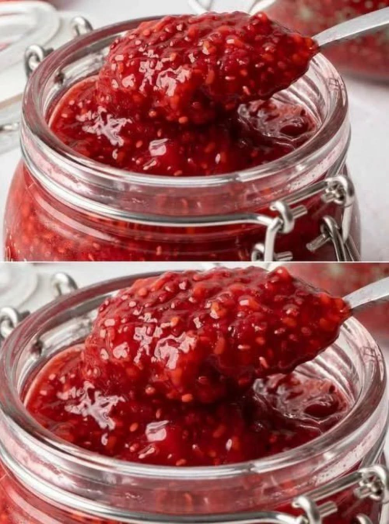 Easy Raspberry Chia Seed Jam in 15 Minutes