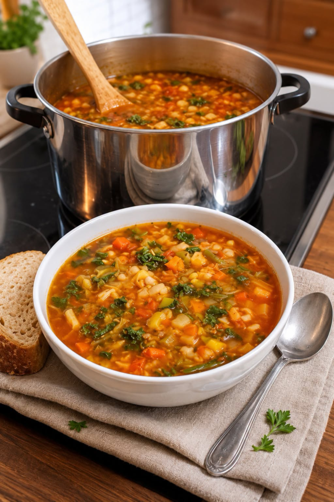 Hearty Homemade Vegetable Soup