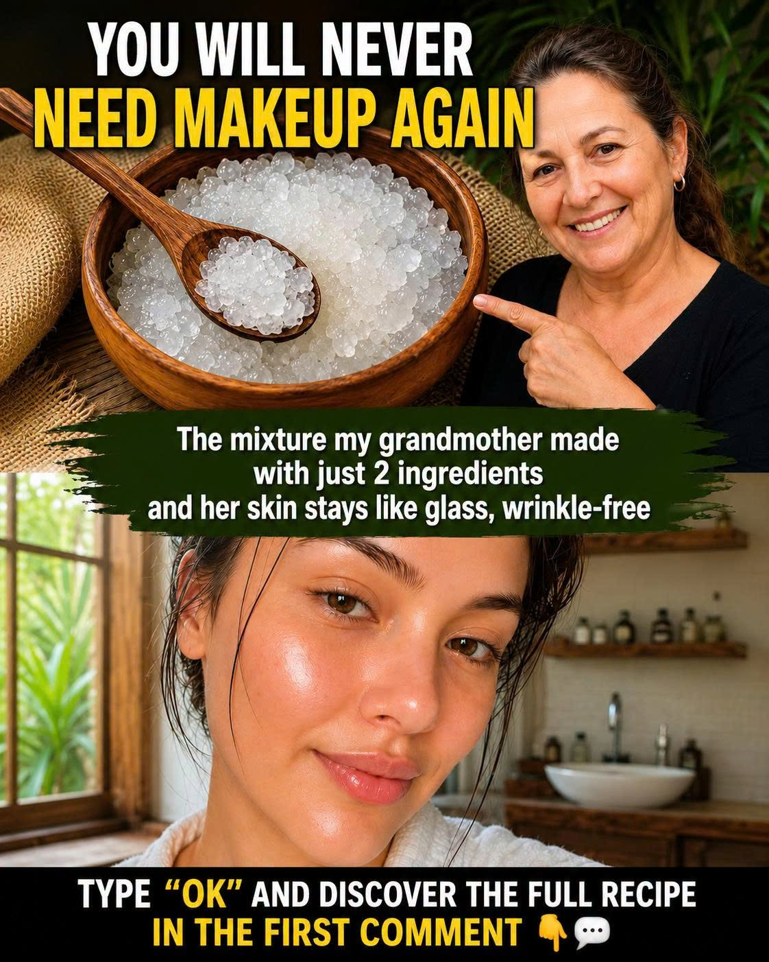 My Grandmother’s Simple Skincare Ritual: Two Kitchen Ingredients for Healthy-Looking Skin