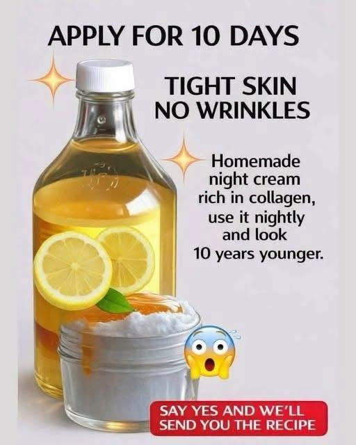 Homemade Brightening Night Cream