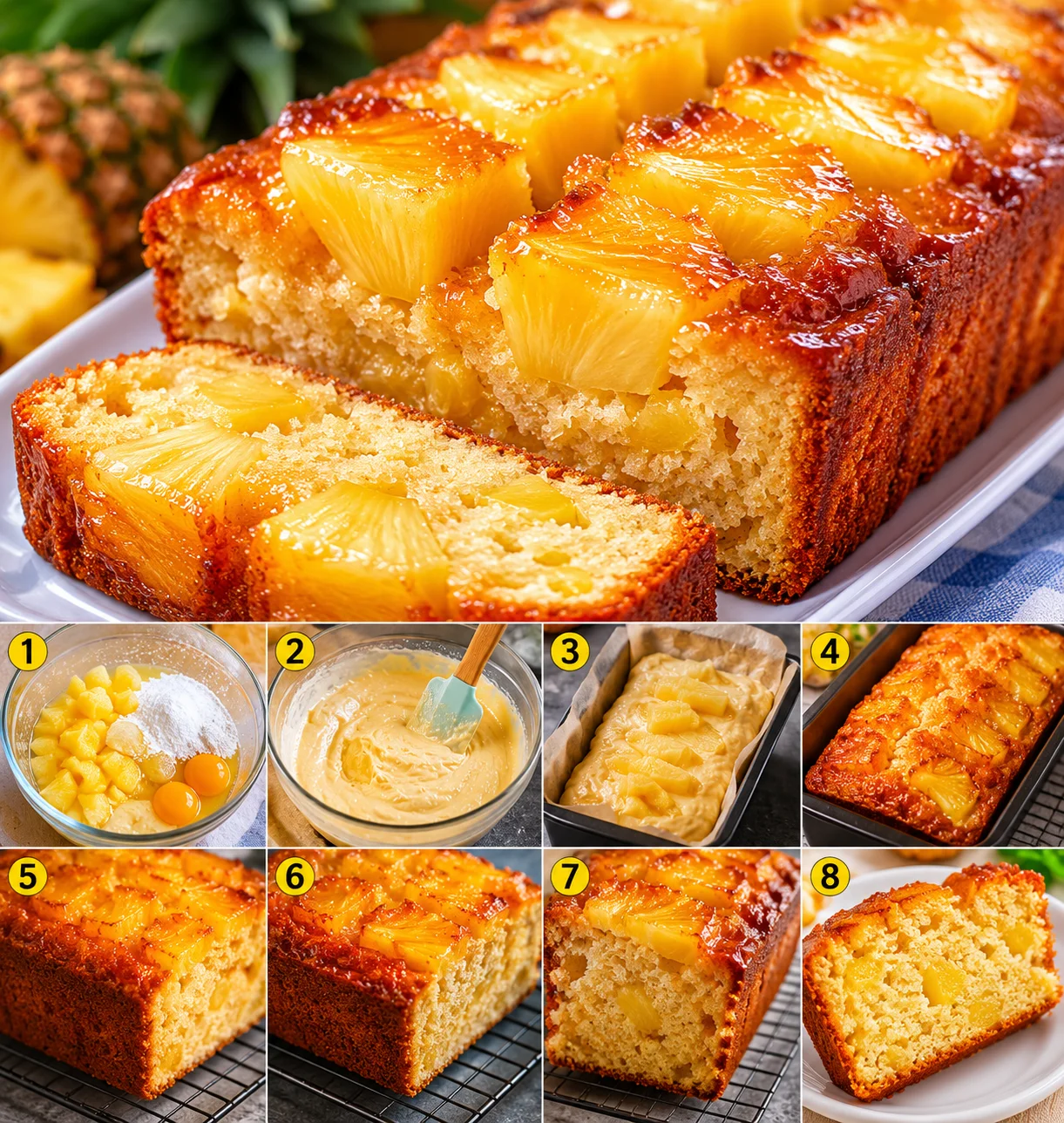 Pineapple Loaf Cake