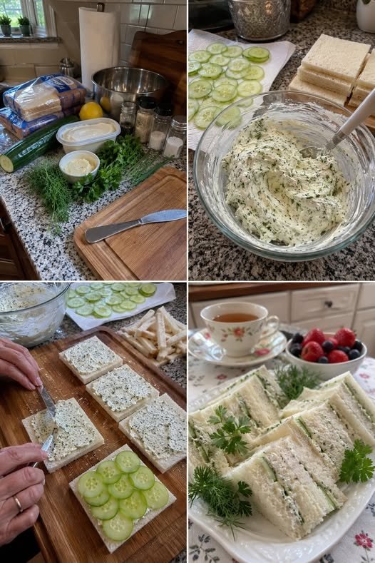 Classic Cucumber Tea Sandwiches