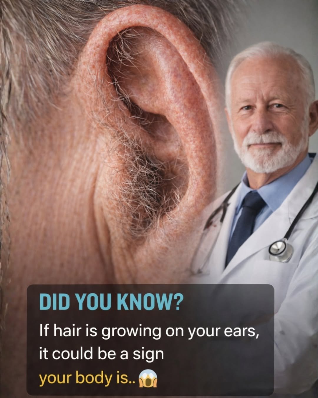 Why Ear Hair Appears as We Age