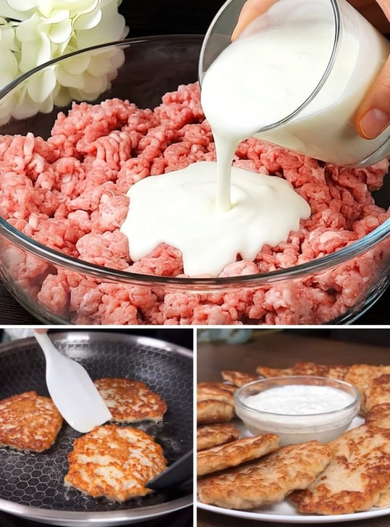 Savory Meat Pancakes Ready in Minutes