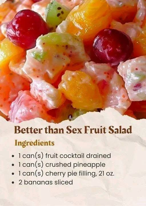 Better Than Sex Fruit Salad: A Heavenly and Refreshing Delight
