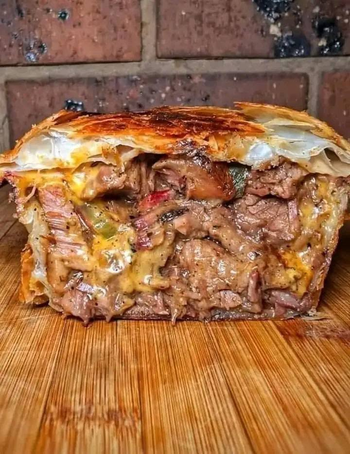 Cheese and Jalapeo Brisket Pot Pie