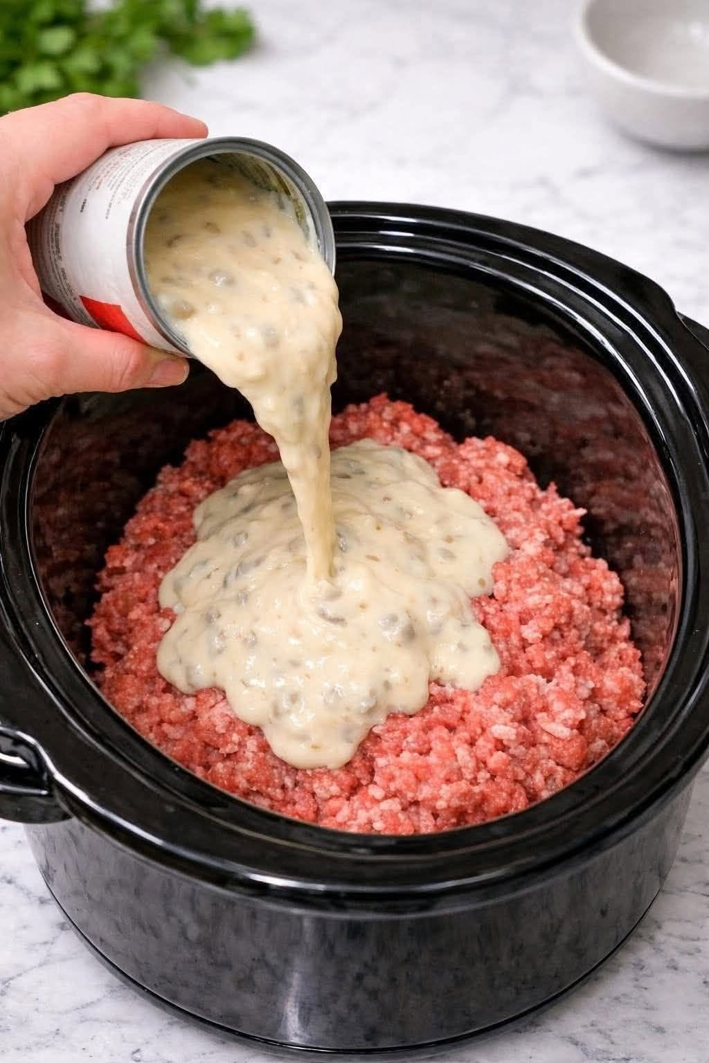 Crockpot Creamy Mushroom Beef
