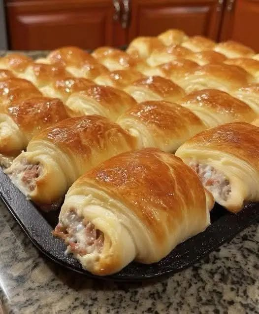 Cheesy Stuffed Crescent Rolls