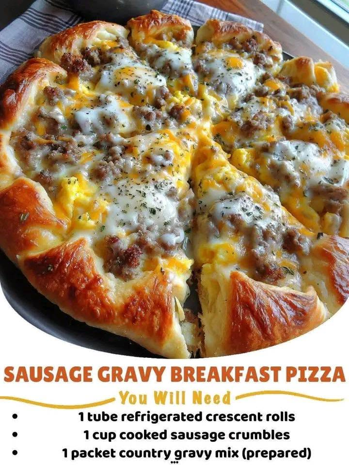 Biscuits and Sausage Gravy Breakfast Pizza: A Hearty and Delicious Morning Feast