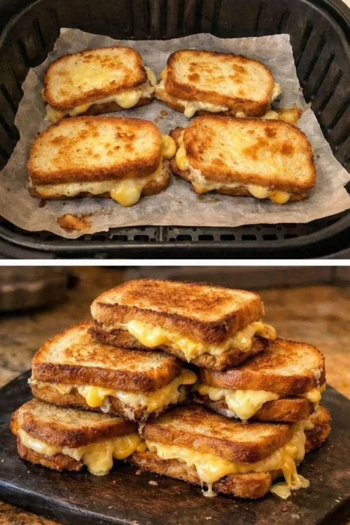 Grilled cheese sandwiches