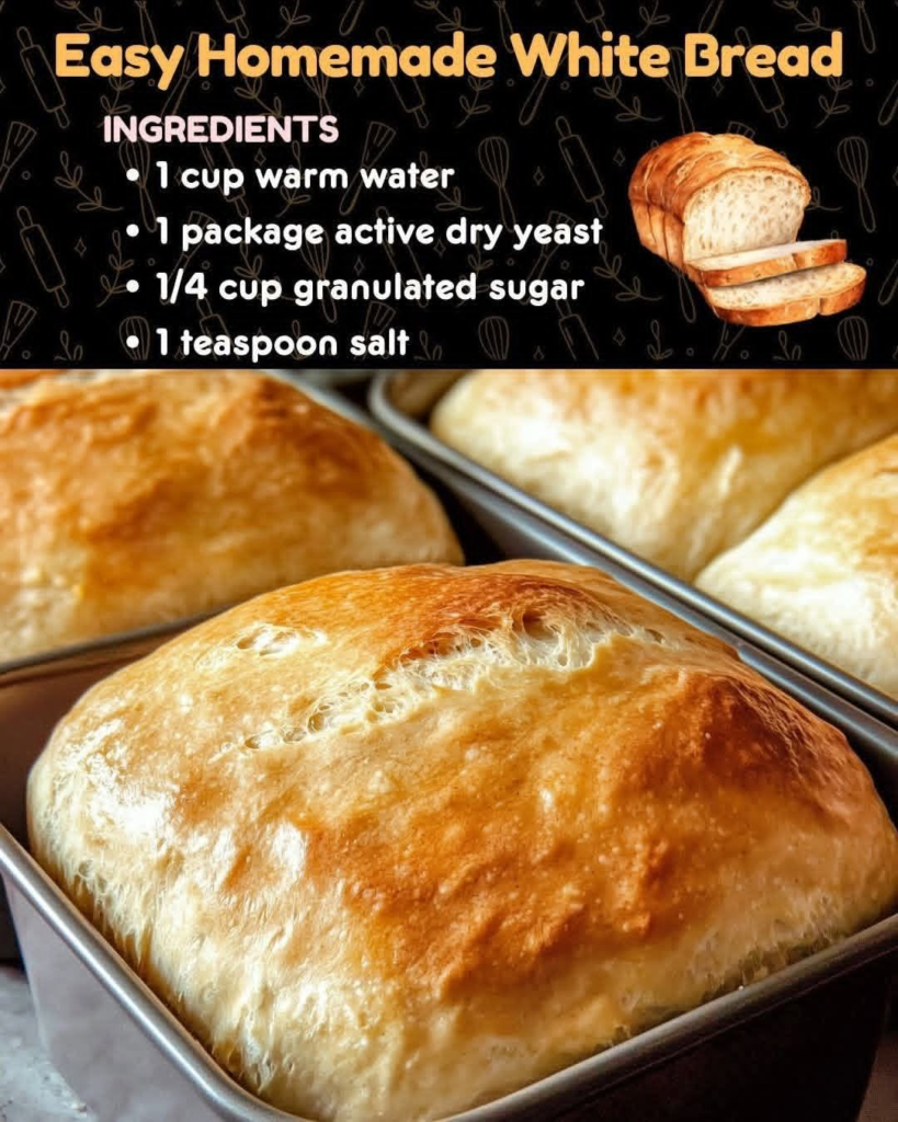 Easy Homemade White Bread Recipe – A Simple Step-by-Step Guide