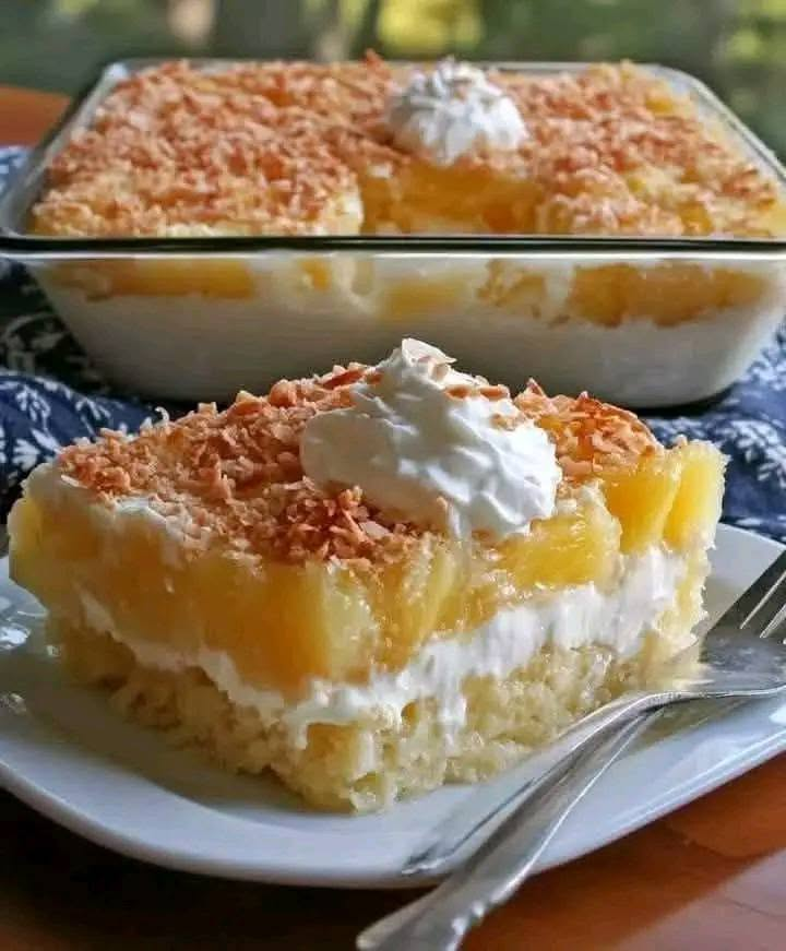 Pineapple Coconut Dream Cake!