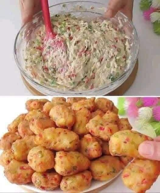 Vegetable & Cheese Fritters
