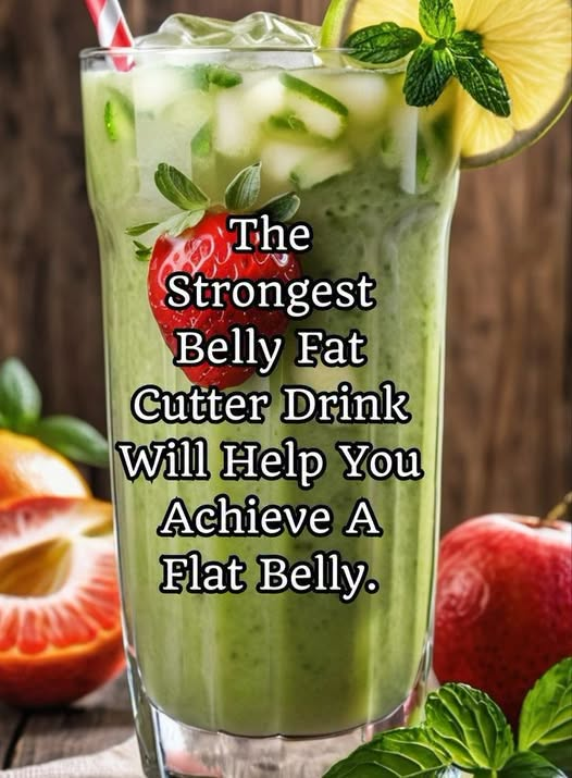 Refreshing Green Cucumber, Apple & Mint Drink