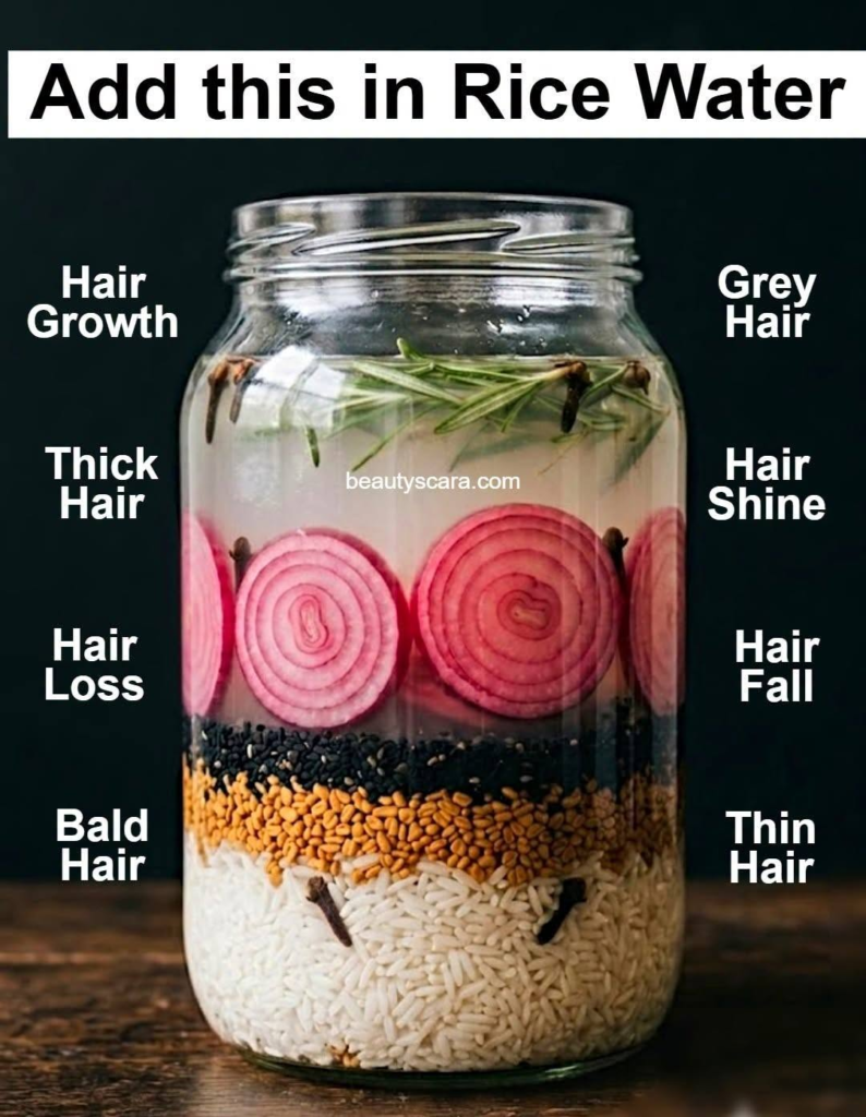 Rice Water uses for Hair Growth