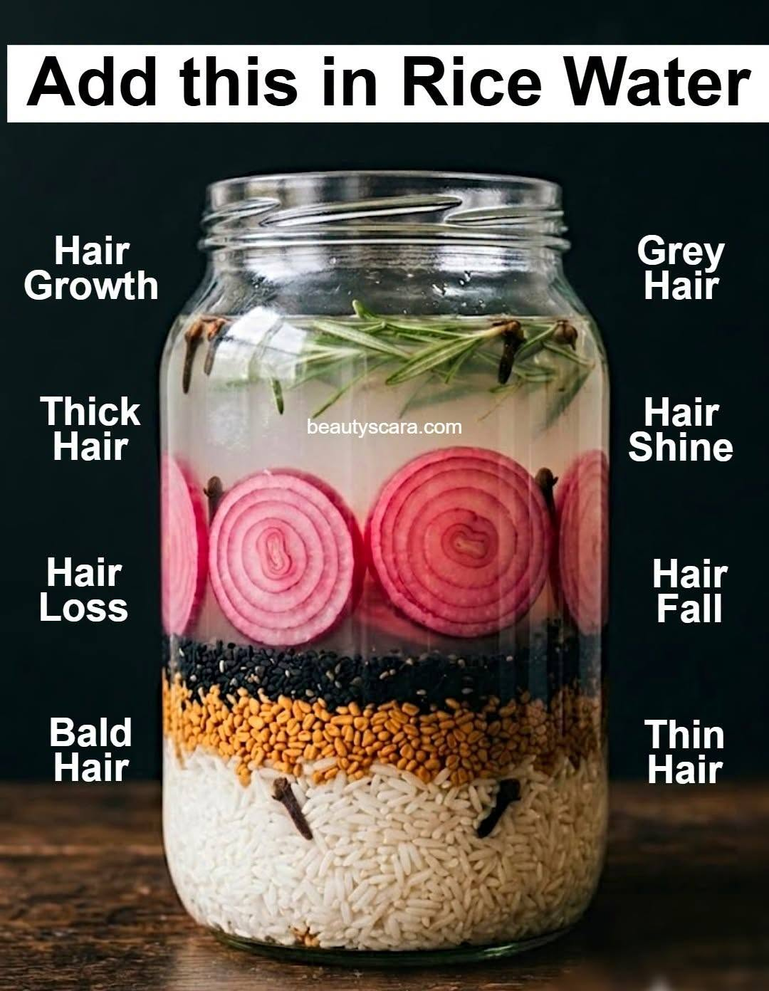 Rice Water uses for Hair Growth