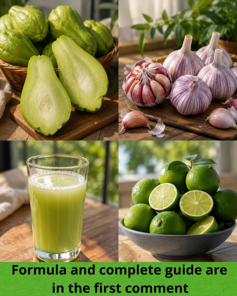 Chayote Juice and Herbal Tea: Natural Ways to Support Comfort, Healthy Circulation, and Everyday Wellness