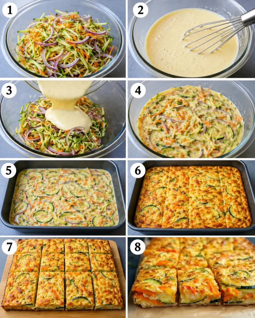 Cheesy Zucchini & Vegetable Bake