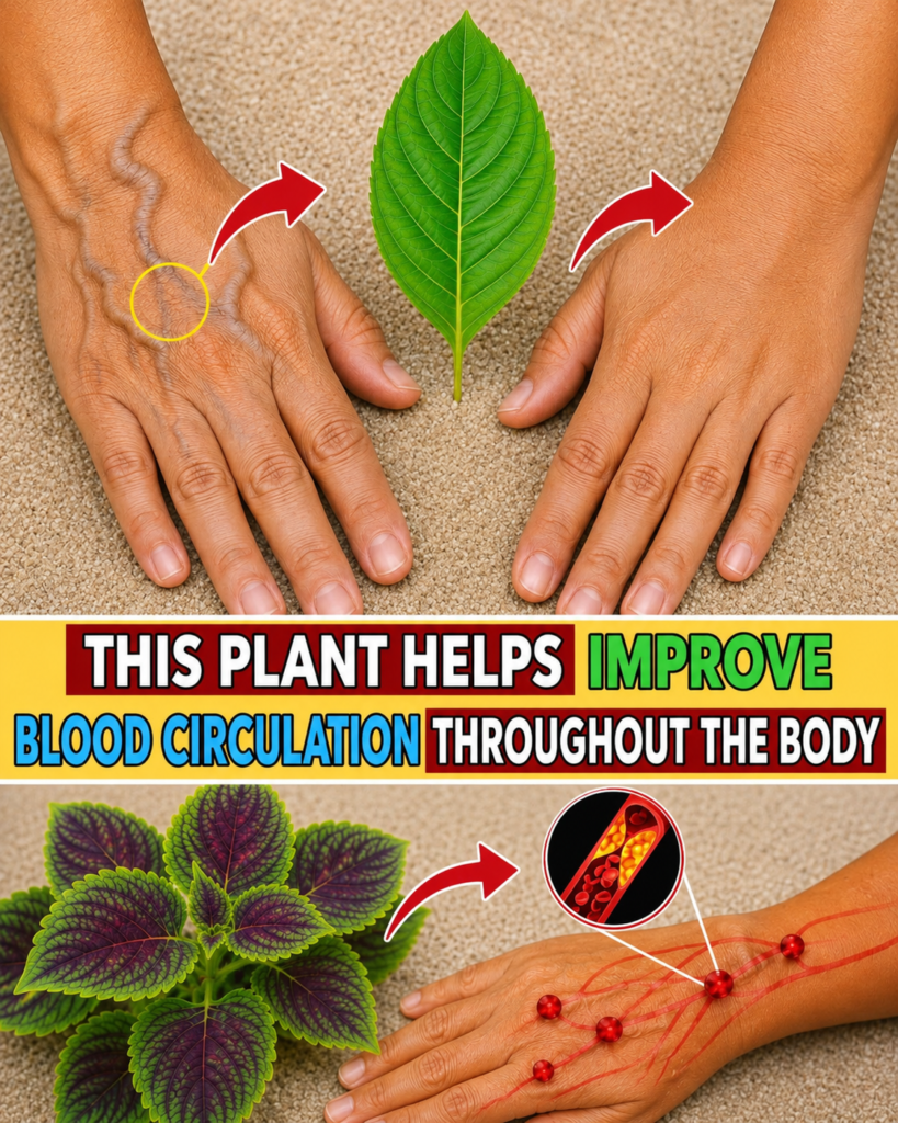 6 Powerful Herbs That May Naturally Support Healthy Blood Circulation 🌿❤️