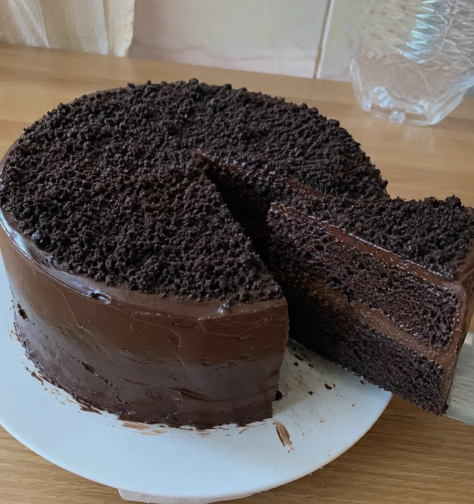 Black Cocoa Cake
