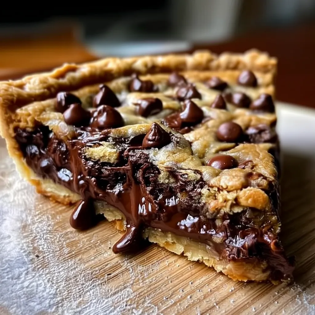 Gooey Chocolate Chip Cookie Pie – The Irresistible Dessert That Melts Hearts