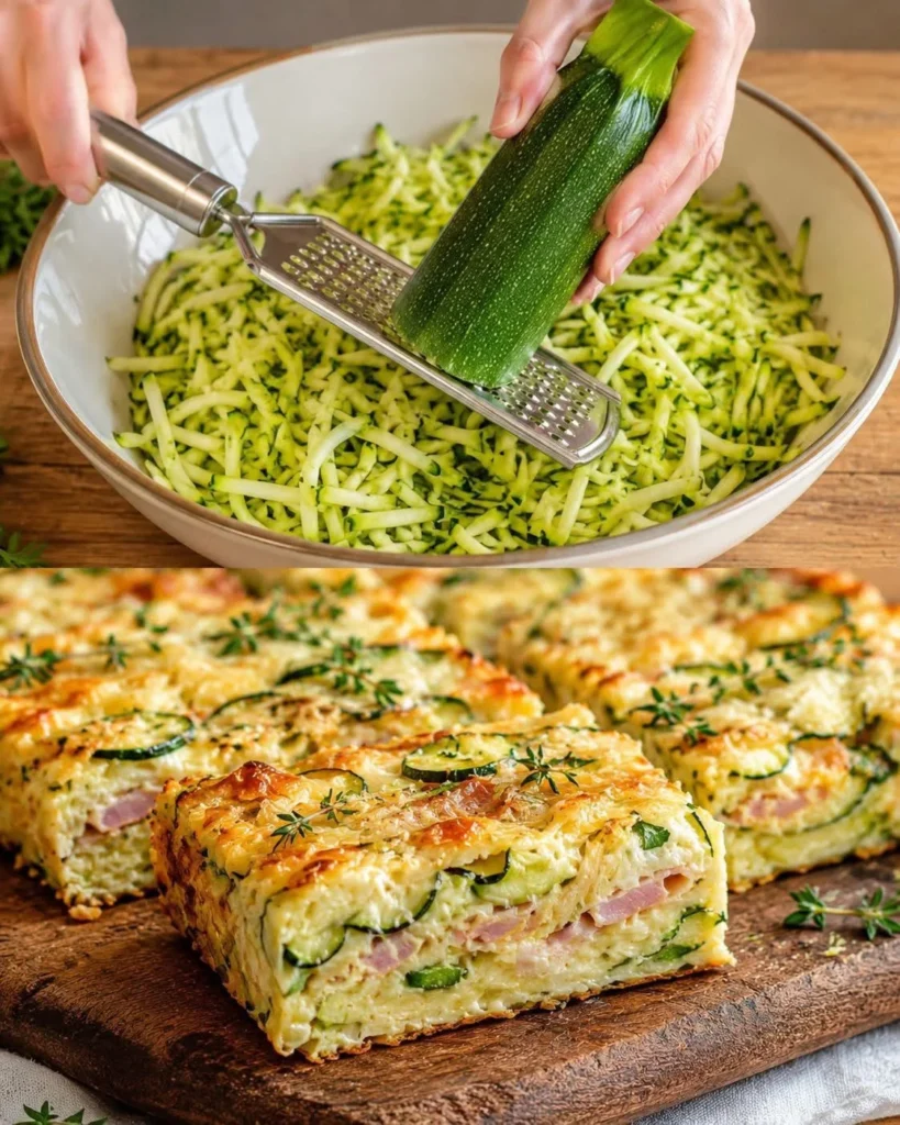 Cheesy Zucchini Breakfast Bake