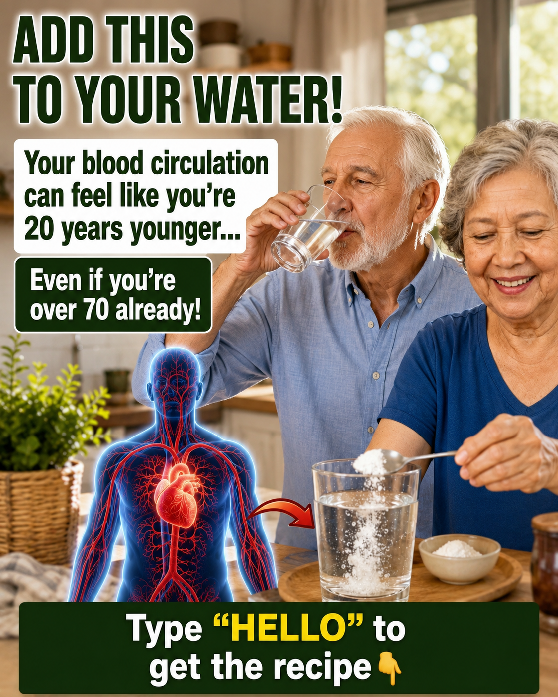 Add This to Your Water to Help Support Healthy Circulation Naturally