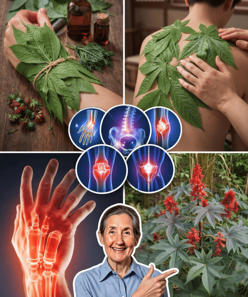 The Power of Castor Leaves: Nature’s Hidden Gift for Joint Pain, Detox, and Glowing Skin (The Ancient Remedy Science Is Rediscovering)