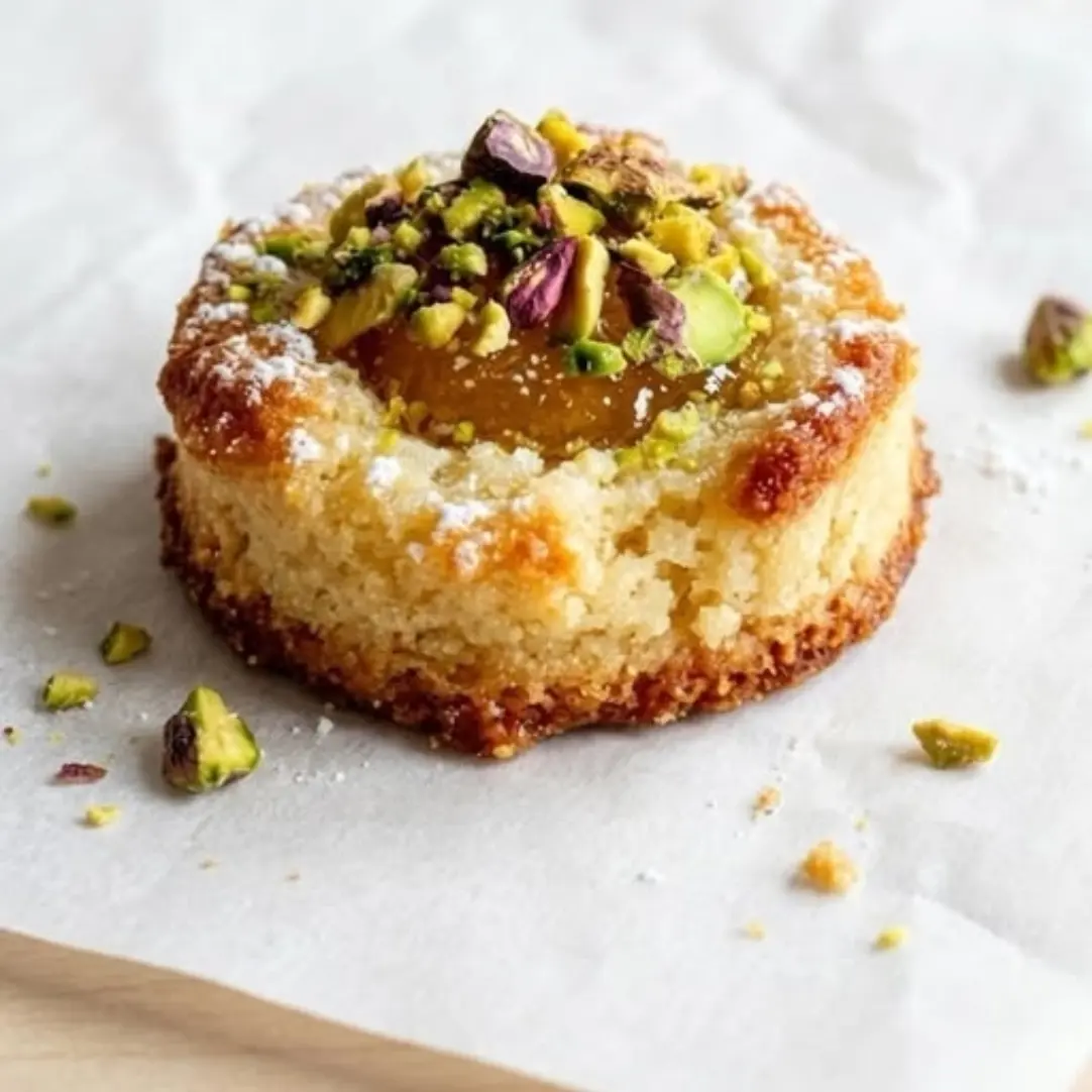 Honey Pistachio Ricotta Thumbprint Cookies