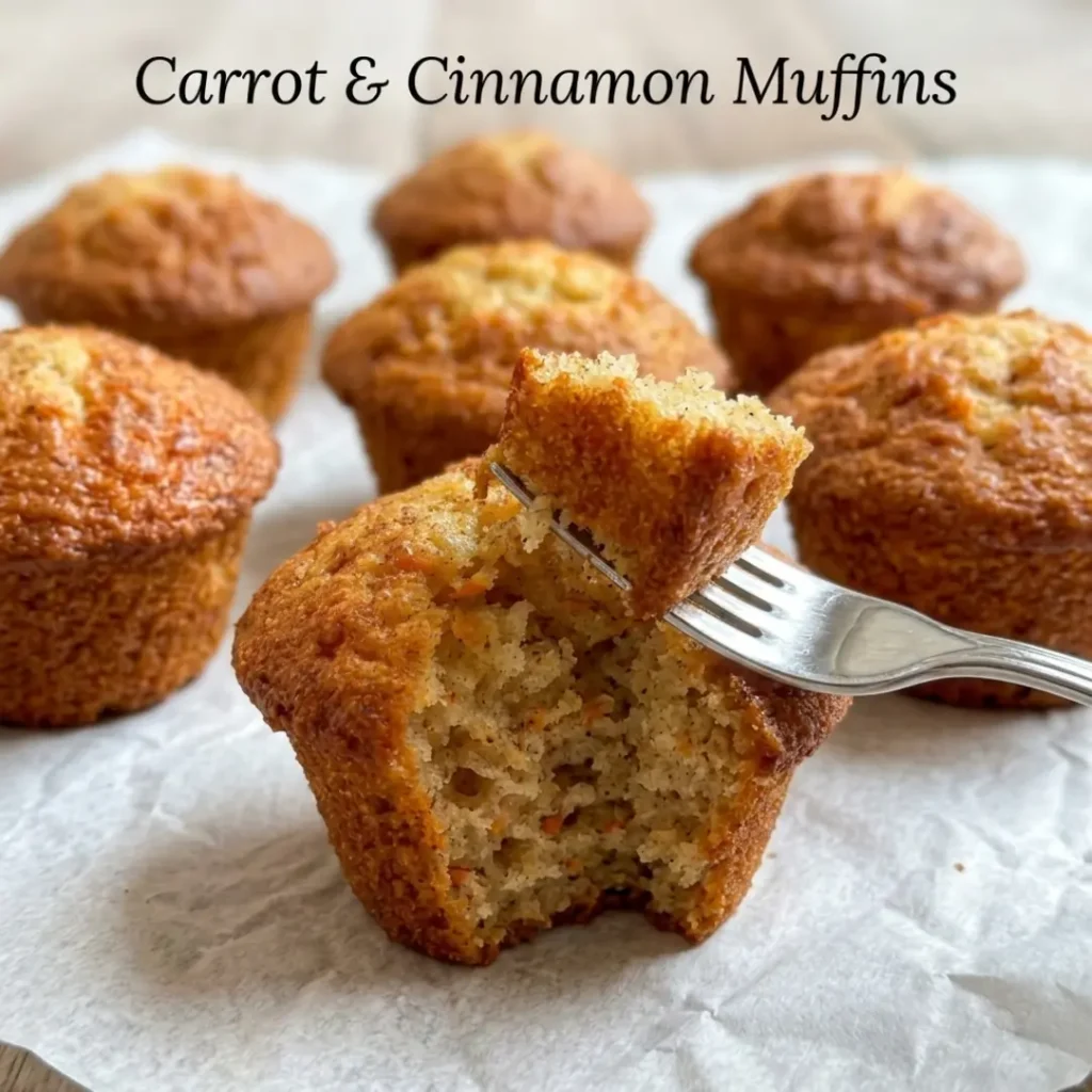 Mini Apple, Carrot & Cinnamon Muffins