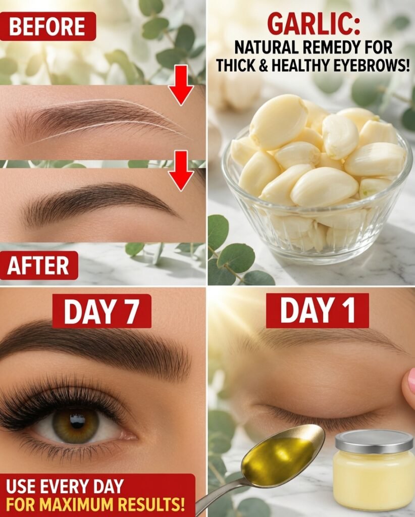 Garlic & Natural Oils for Eyebrows and Eyelashes: A Gentle DIY Conditioning Serum