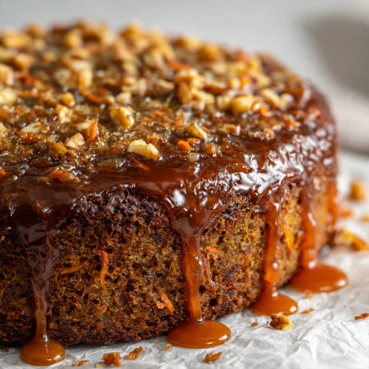 The Best Healthy Carrot Cake Recipe (No Sugar, No Flour & Shockingly Moist)