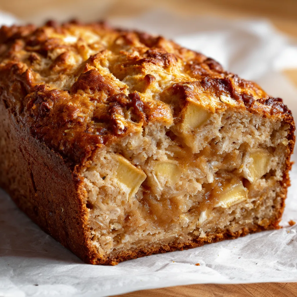 Apple Cinnamon Cottage Cheese Oat Loaf (High-Protein, Cozy & Naturally Wholesome!)
