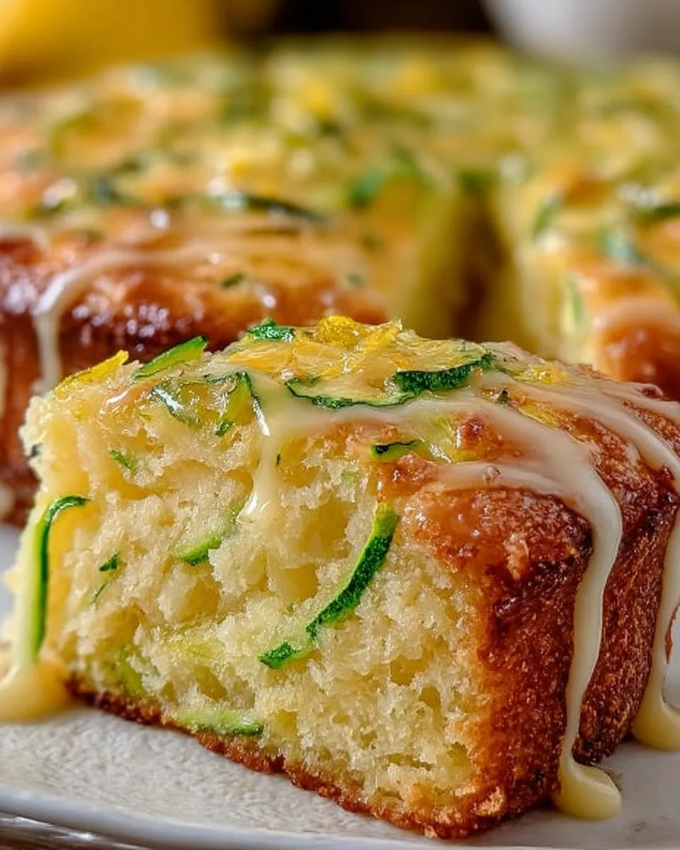 Flourless Lemon Zucchini Cake (Moist, Zesty & Gluten-Free)