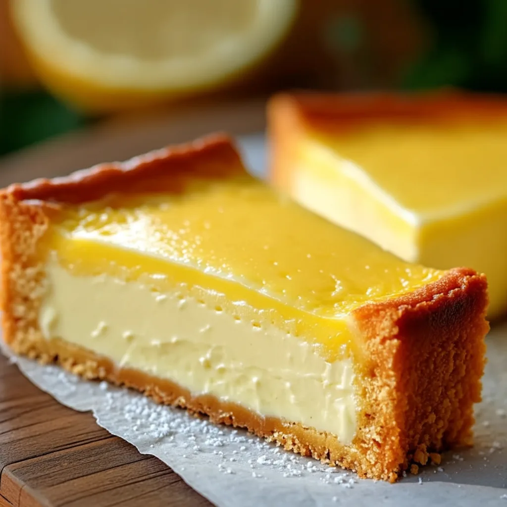 Italian Grandma’s Lemon Custard Cake