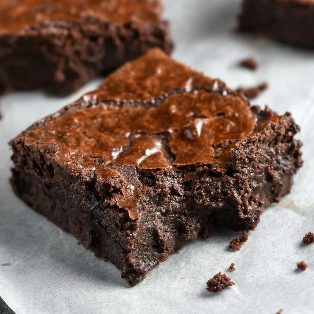 Fudgy 6-Ingredient Flourless Brownies (Better Than Box Mix!)