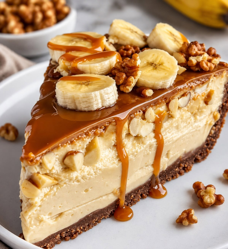 Banana Caramel Cheesecake