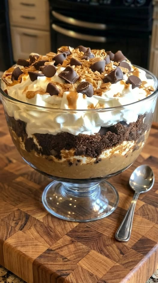 Chocolate Peanut Butter Dessert Trifle