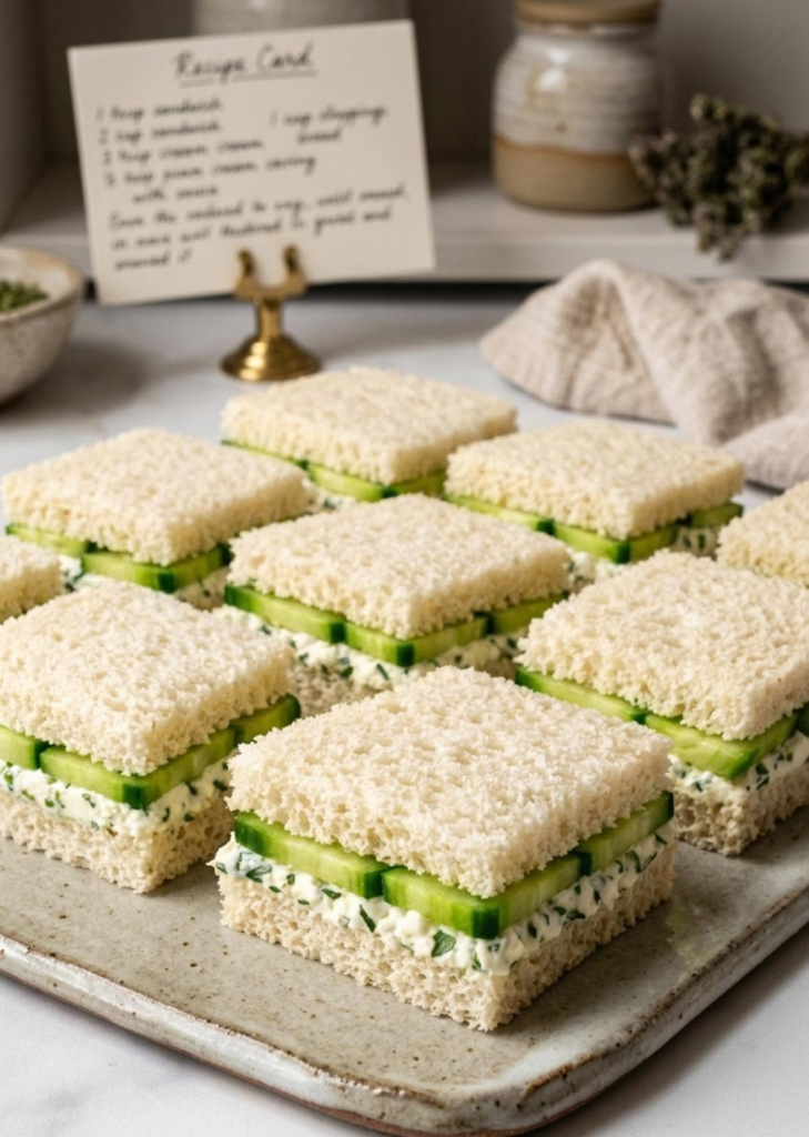 Cucumber Tea Sandwiches