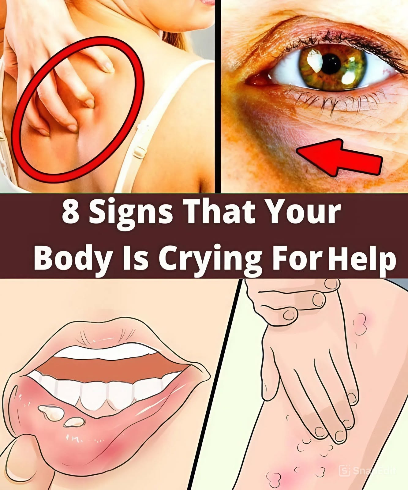 8 Signs That Your Body Is Crying for Help