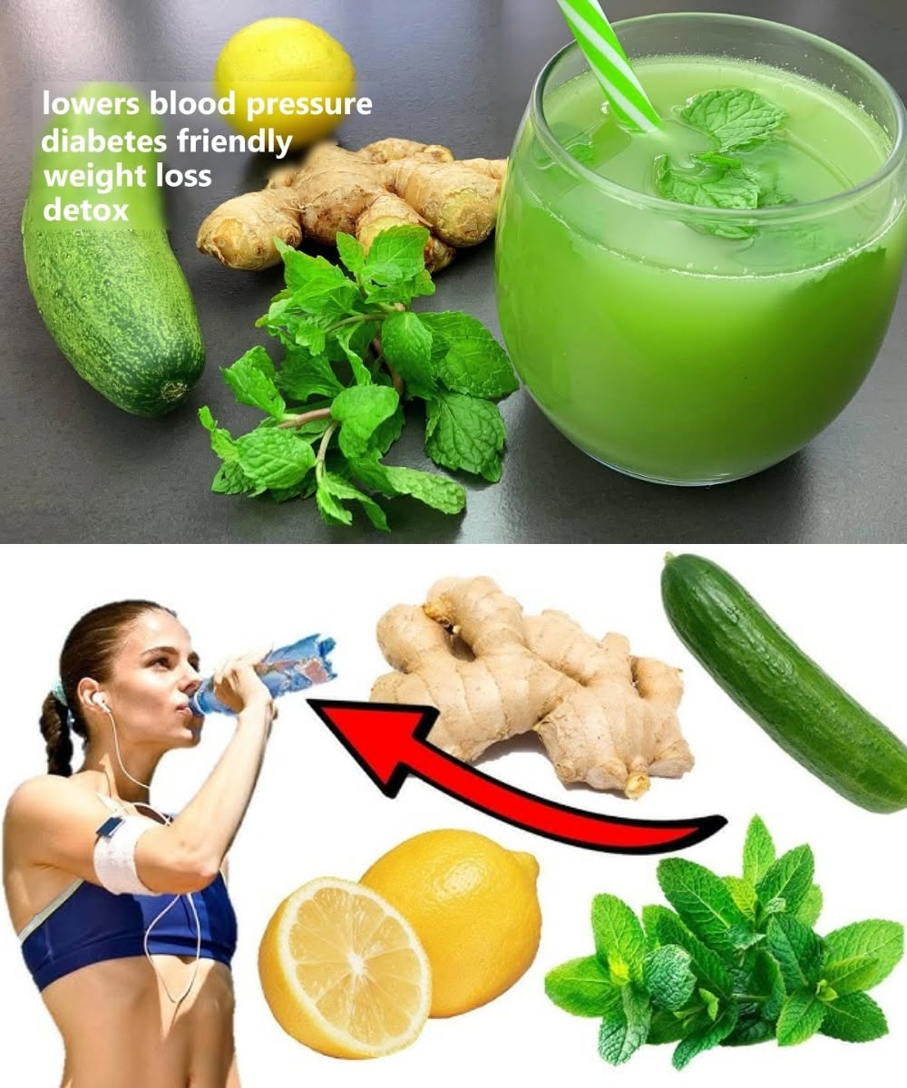 This Refreshing Drink with Cucumber, Ginger, Mint, and Lemon Could Be Your New Morning Ritual