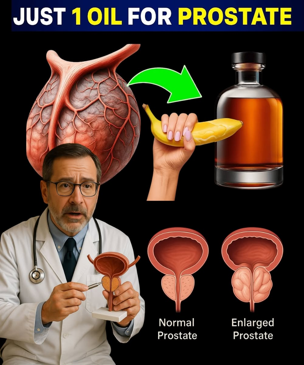 Just 1 Natural Oil to Shrink Enlarged Prostate | 7 Powerful Natural Oils