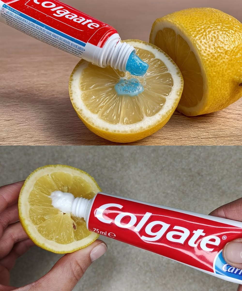 Amazing Tips Using Lemon & Toothpaste You Never Knew