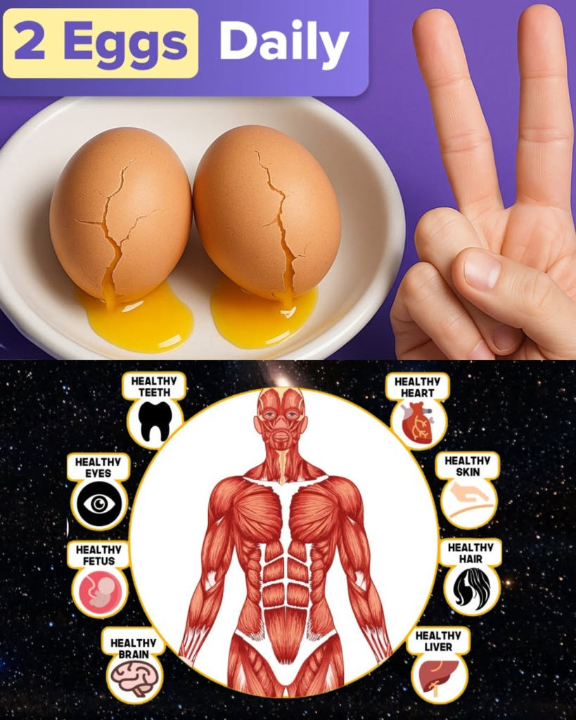 “If You Eat 2 Eggs Every Day — What Science Says About Cholesterol, Weight, Brain & Heart”
