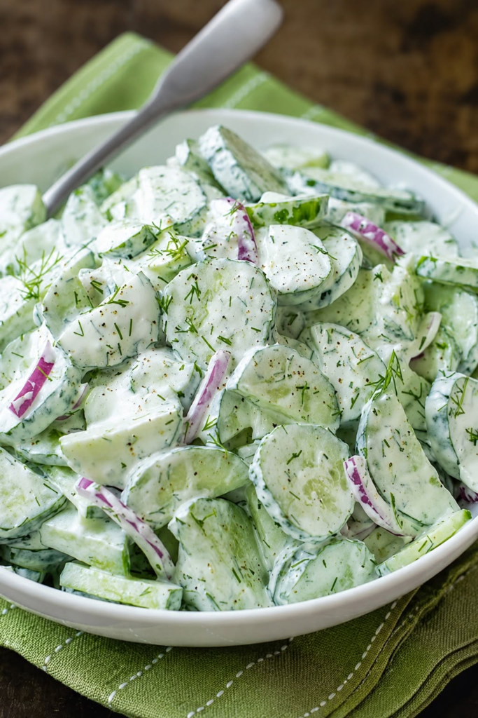 Creamy Cucumber Salad