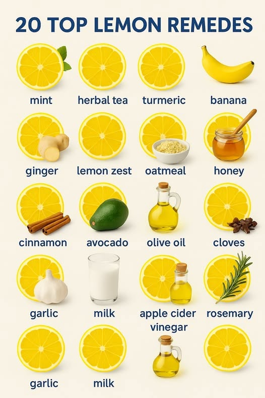 20 Top Lemon Remedies