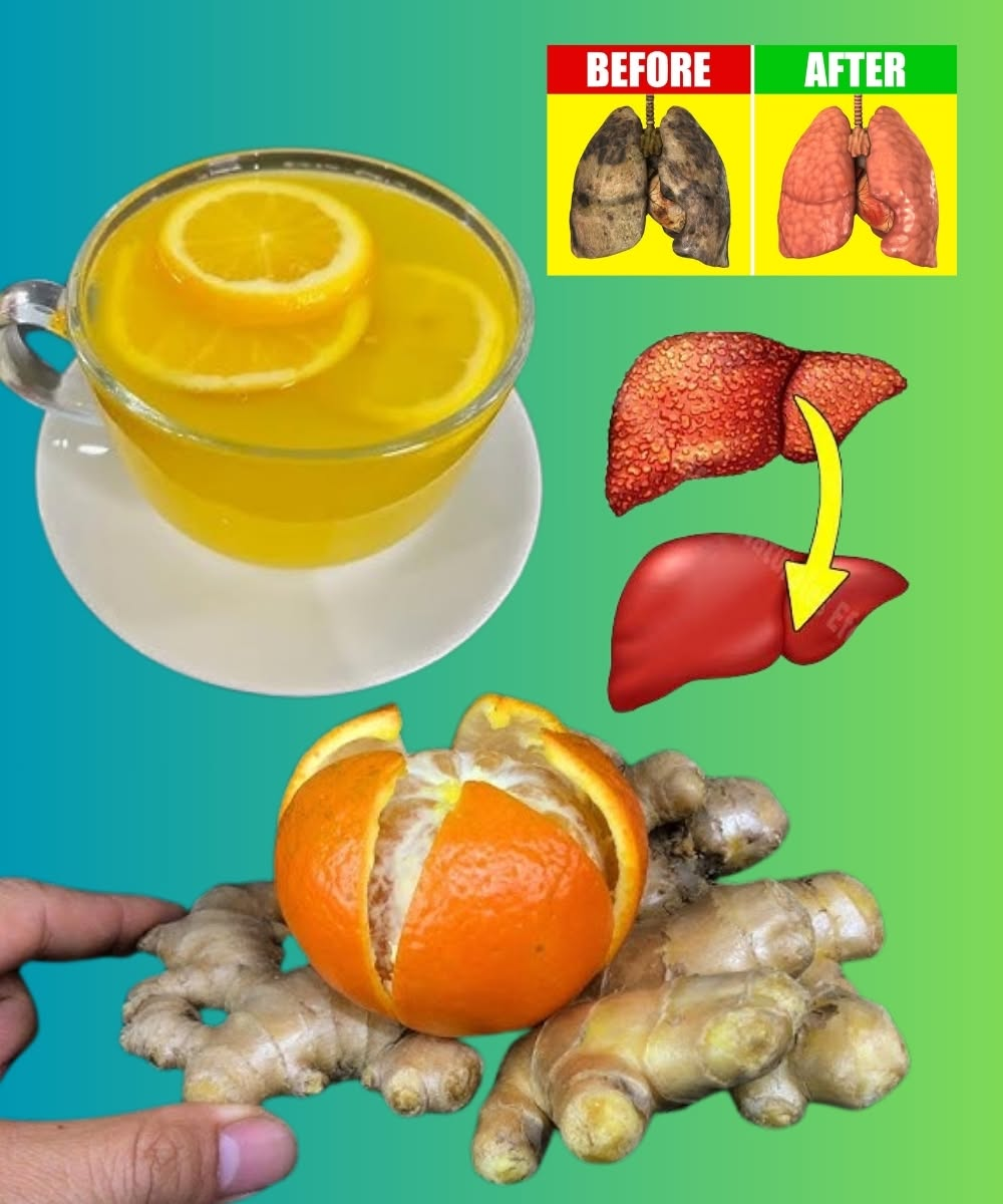 Cleanse Your Kidney, Liver & Lungs Naturally with Ginger & Mandarin